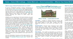 Desktop Screenshot of davieflahomes.com